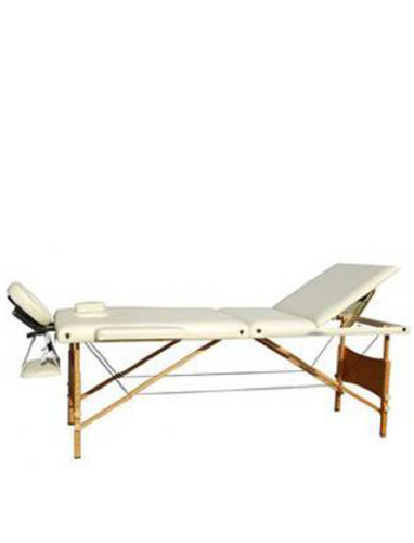 Массажный стол HouseFit HY-30110 3-х секционный (деревянная рамма)