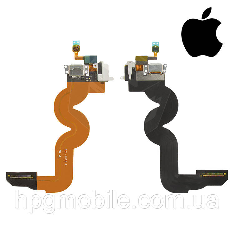 Шлейф для iPod Touch 5G, коннектор наушников, коннектора зарядки - плата зарядки, белый, оригинал
Шлейф для iPod Touch 5G, коннектор наушников, коннектора зарядки - плата зарядки, белый, оригинал