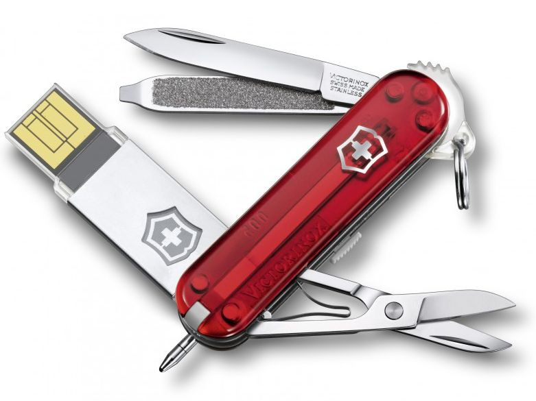 Перочинный нож с USB-модулем на 16 ГБ VICTORINOX "Victorinox@work" 46125.TG16B красный
Перочинный нож с USB-модулем на 16 ГБ VICTORINOX "Victorinox@work" 46125.TG16B красный