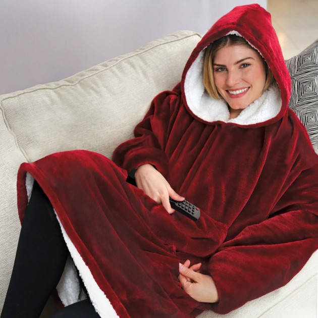 Толстовка, халат домашний , плед с капюшоном и рукавами huggle hoodie - blanket бордовый, Розовый
Толстовка, халат домашний , плед с капюшоном и рукавами huggle hoodie - blanket бордовый, Розовый