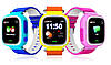 Детские умные часы Smart Baby Watch Q60, сенсорный цветной экран, Wi-Fi