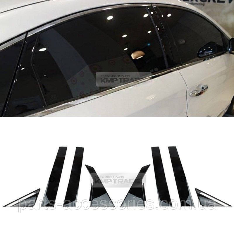 Hyundai Sonata 2015-17 черные глянцевые накладки на дверные стойки новые (Made in Korea)
Hyundai Sonata 2015-17 черные глянцевые накладки на дверные стойки новые (Made in Korea)