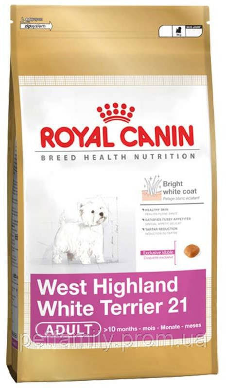 КОРМ ДЛЯ СОБАК ROYAL CANIN (РОЯЛ КАНИН) WESTIE 3 КГ (ВЕСТ-ХАЙЛЕНД-УАЙТ-ТЕРЬЕР СТАРШЕ 10 МЕСЯЦЕВ)
КОРМ ДЛЯ СОБАК ROYAL CANIN (РОЯЛ КАНИН) WESTIE 3 КГ (ВЕСТ-ХАЙЛЕНД-УАЙТ-ТЕРЬЕР СТАРШЕ 10 МЕСЯЦЕВ)