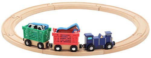 Деревянный набор "Поезд с животными" (Farm Animal Train Set) 13 деталей ТМ Melissa & Doug MD10644
Деревянный набор "Поезд с животными" (Farm Animal Train Set) 13 деталей ТМ Melissa & Doug MD10644