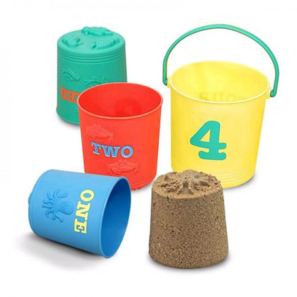 Детский набор ведер "Цифры", 4 шт. (Seaside Sidekicks Nesting Pails) ТМ Melissa & Doug MD6424
Детский набор ведер "Цифры", 4 шт. (Seaside Sidekicks Nesting Pails) ТМ Melissa & Doug MD6424
