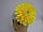 Шапочка белая с желтым цветком, фото 2