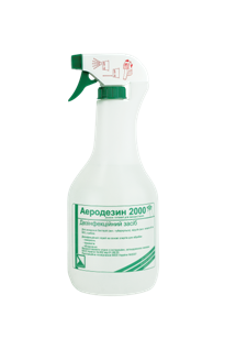 Спиртовмісний альдегідвмісний засіб для екстреної дезінфекції Аеродезин 2000