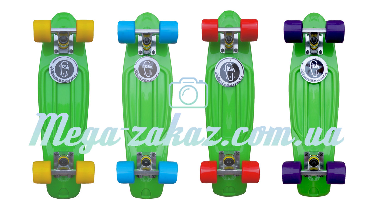 Скейтборд/скейт Penny Board Fish (Пенни борд Фиш): салатовый, до 80кг Красный, Разные цвета
Скейтборд/скейт Penny Board Fish (Пенни борд Фиш): салатовый, до 80кг Красный, Разные цвета