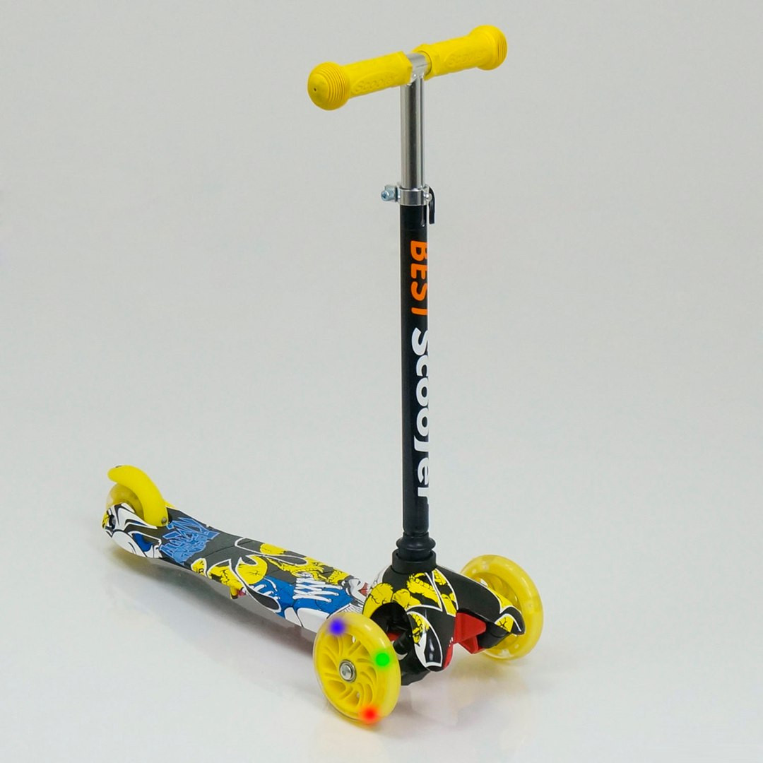 Детский трехколесный самокат Scooter Mini Print 1294 Колеса светятся. Нагрузка до 50 кг, Разноцветный
Детский трехколесный самокат Scooter Mini Print 1294 Колеса светятся. Нагрузка до 50 кг, Разноцветный
