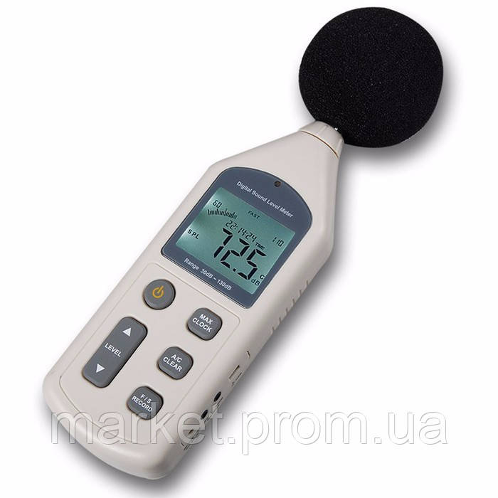 Профессиональный цифровой шумомер GM1356-0 (SR5834 ) (30 - 130dB) с подключения к компьютеру, ПО
Профессиональный цифровой шумомер GM1356-0 (SR5834 ) (30 - 130dB) с подключения к компьютеру, ПО