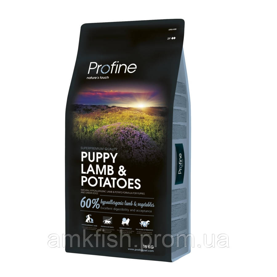 Profine Puppy Lamb and Potatoes корм для щенков с ягненком и картофелем (гипоаллергенный), 15кг
Profine Puppy Lamb and Potatoes корм для щенков с ягненком и картофелем (гипоаллергенный), 15кг