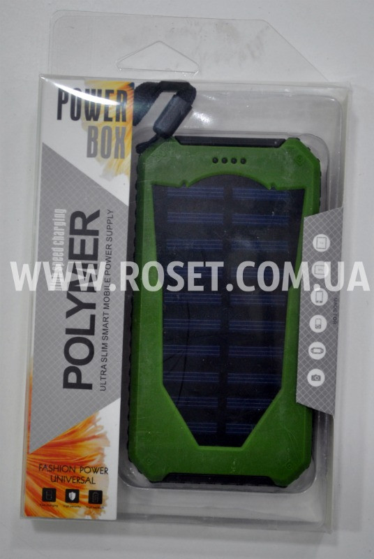 Портативное зарядное устройство на солнечной батарее - Power Box Polymer + LED 25800 mAh
Портативное зарядное устройство на солнечной батарее - Power Box Polymer + LED 25800 mAh
