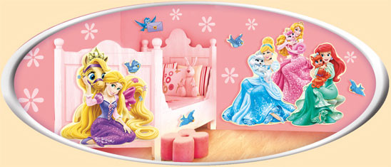 Детский оформительский набор Принцессы (9 предметов)