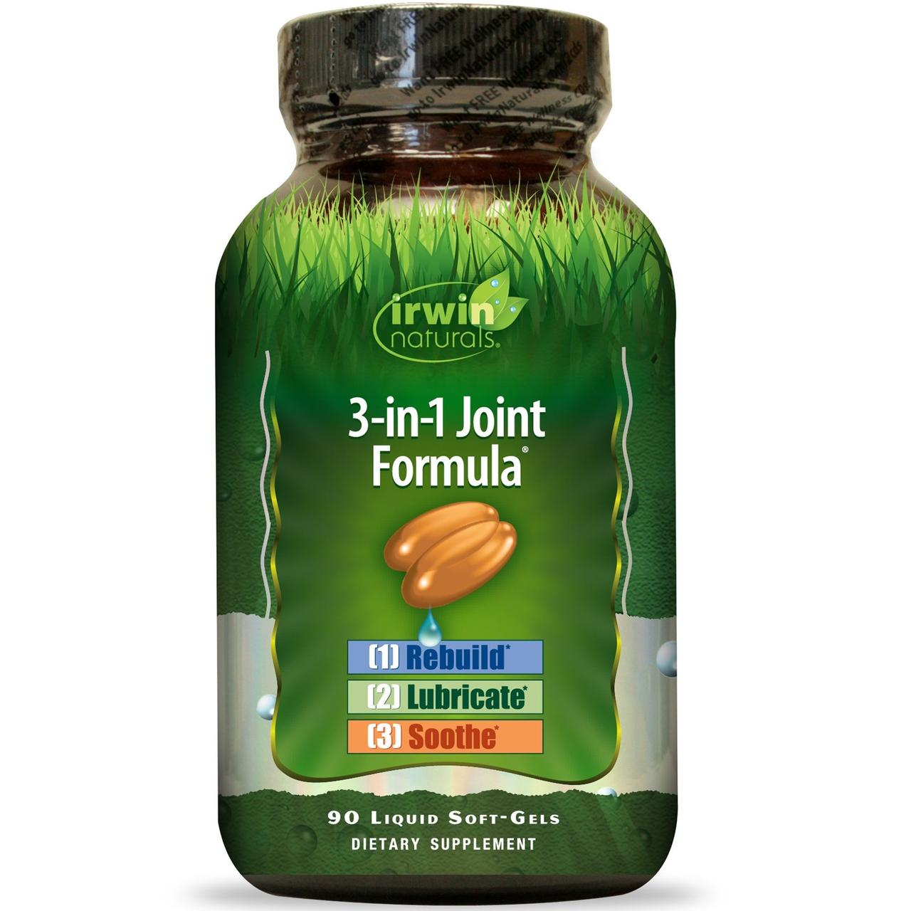 Irwin Naturals, Комплекс для суставов 3-в-1, 90 мягких гелевых шт., официальный сайт, IRW-26242
Irwin Naturals, Комплекс для суставов 3-в-1, 90 мягких гелевых шт., официальный сайт, IRW-26242