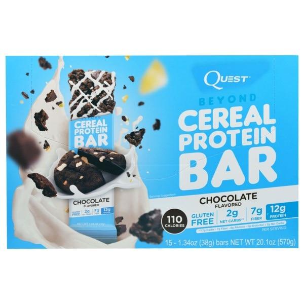 Quest Nutrition, Батончики с Протеиновыми Зернами, С Ароматом Шоколада, 15 батончиков, 1,34 унции (38 г) каждый
Quest Nutrition, Батончики с Протеиновыми Зернами, С Ароматом Шоколада, 15 батончиков, 1,34 унции (38 г) каждый