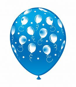 Воздушные шарики Шарики шелкография микс 12" (30 см)  ТМ Show