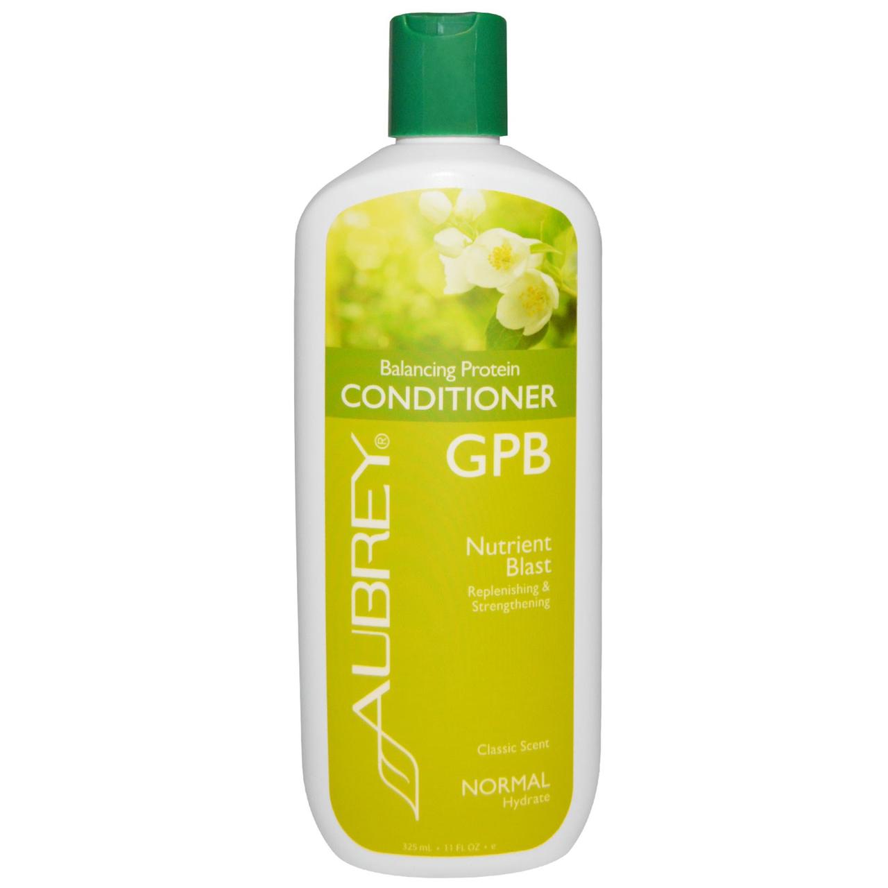 Aubrey Organics, GPB, Balancing Protein Conditioner, Normal Hair, Vanilla Balsam, 11 fl oz (325 ml)
Aubrey Organics, GPB, Balancing Protein Conditioner, Normal Hair, Vanilla Balsam, 11 fl oz (325 ml)