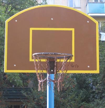 Щит баскетбольный, спортивная площадка