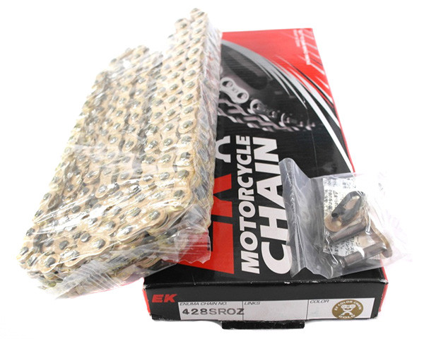 Цепь приводная HONDA CBR 125R / KTM SX 85 / YAMAHA YZ 85 - Chains EK 428SROZ GG -124
Цепь приводная HONDA CBR 125R / KTM SX 85 / YAMAHA YZ 85 - Chains EK 428SROZ GG -124