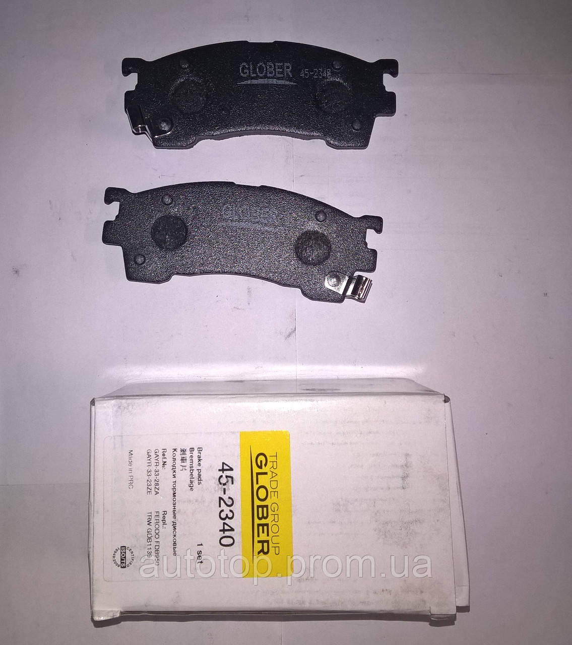 Тормозные колодки передние Mazda 626 (GE) (3401278, 341278, 3894048, 3915220, 3922123, 3975114, 4182657)
Тормозные колодки передние Mazda 626 (GE) (3401278, 341278, 3894048, 3915220, 3922123, 3975114, 4182657)