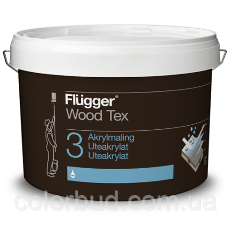 Акриловая латексная краска для древесины Flugger Wood Tex Acrylic Paint 9,1 л база 4, Белая
Акриловая латексная краска для древесины Flugger Wood Tex Acrylic Paint 9,1 л база 4, Белая
