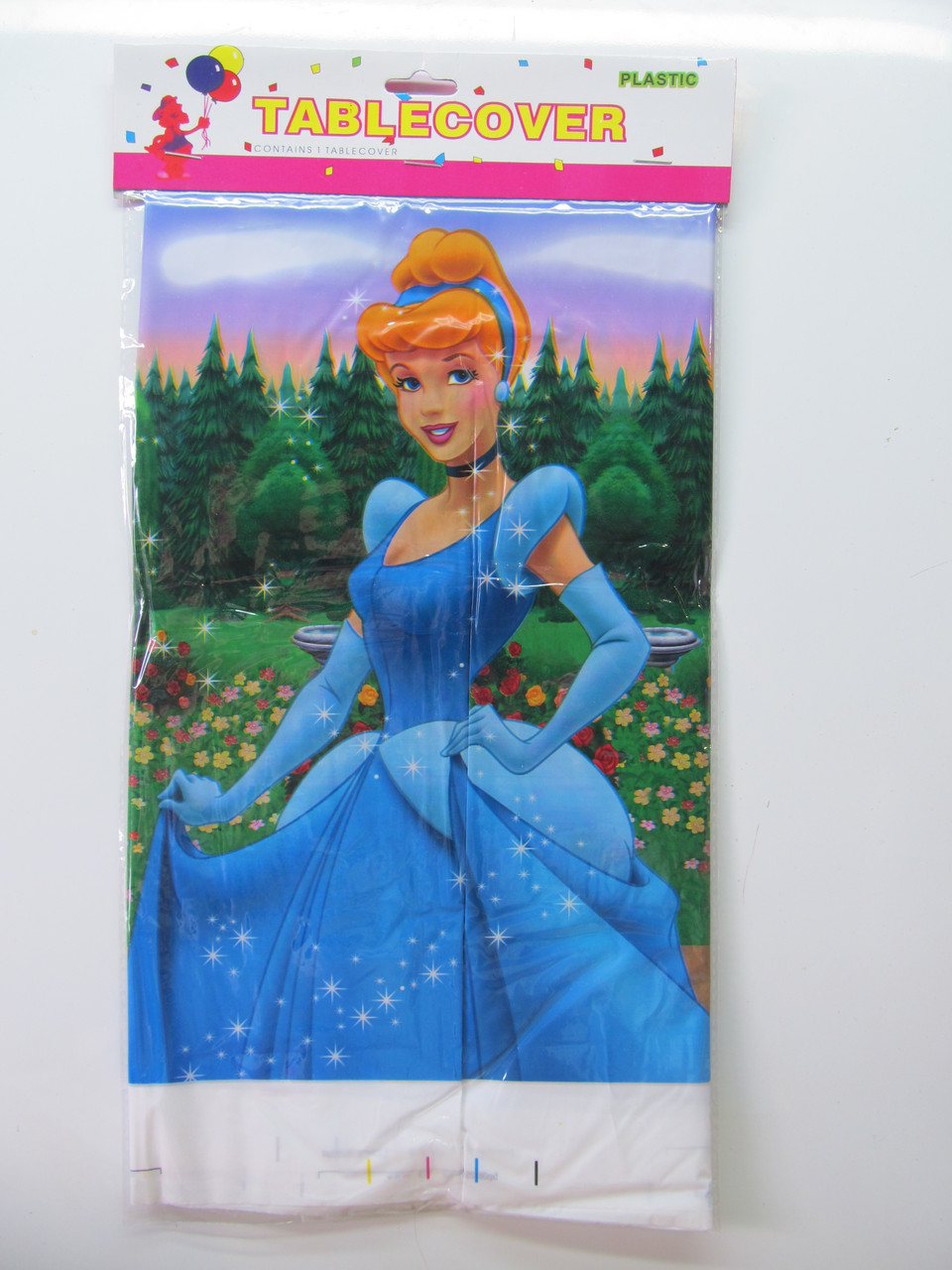 Скатерть детская полиэтиленовая  "Принцесса в голубом платье"