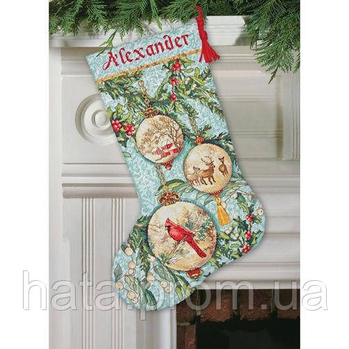 Набор для вышивания крестом "Очарованный орнамент//Enchanted Ornament Stocking" DIMENSIONS
Набор для вышивания крестом "Очарованный орнамент//Enchanted Ornament Stocking" DIMENSIONS