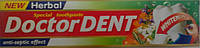 Зубная паста DoctorDent herbal whitening anti-septic effect 50 мл.
