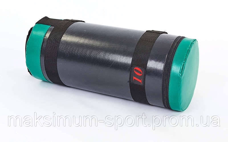 Мешок для кроссфита и фитнеса UR (PVC, нейлон, вес 10 кг, р-р 56x22 см, черный-зеленый)
Мешок для кроссфита и фитнеса UR (PVC, нейлон, вес 10 кг, р-р 56x22 см, черный-зеленый)