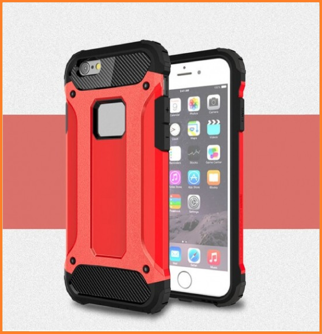Бронированный противоударный TPU+PC чехол IMMORTAL для IPhone 5 / 5s / SE Red, Красный
Бронированный противоударный TPU+PC чехол IMMORTAL для IPhone 5 / 5s / SE Red, Красный