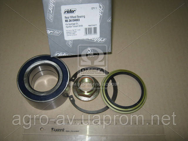 Подшипник ступицы (RD.2615H003) KIA SPORTAGE 05-, HYUNDAI TUCSON 04-06 задн. (RIDER)
Подшипник ступицы (RD.2615H003) KIA SPORTAGE 05-, HYUNDAI TUCSON 04-06 задн. (RIDER)