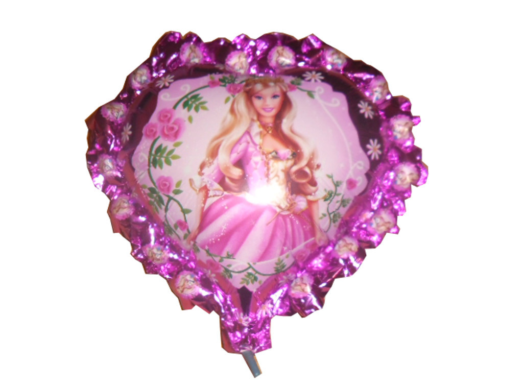 Воздушные шары фольга Принцесса на палочке