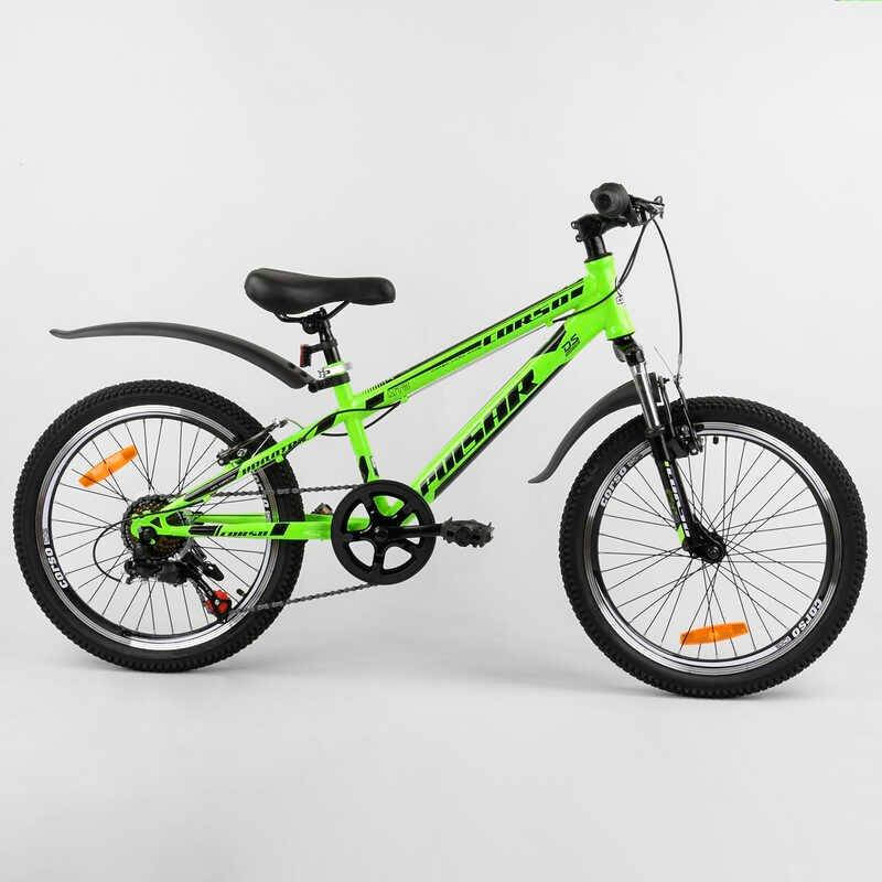Велосипед Спортивный CORSO «Pulsar» 20" дюймов 80939 (1) рама металлическая 11’’, Shinemax 7 скоростей, собран
Велосипед Спортивный CORSO «Pulsar» 20" дюймов 80939 (1) рама металлическая 11’’, Shinemax 7 скоростей, собран