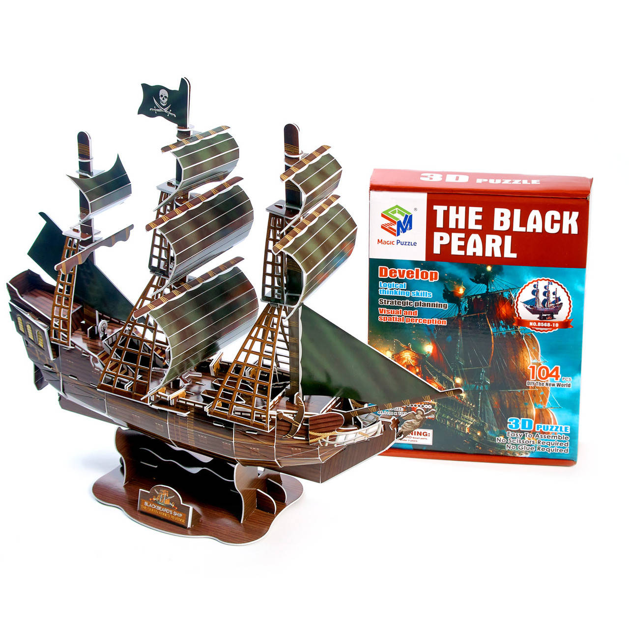 Огромные 3D пазлы " THE BLACK PEARL " Трехмерный конструктор-головоломка 43.4 см * 17.2 см * 49.1 см *
Огромные 3D пазлы " THE BLACK PEARL " Трехмерный конструктор-головоломка 43.4 см * 17.2 см * 49.1 см *