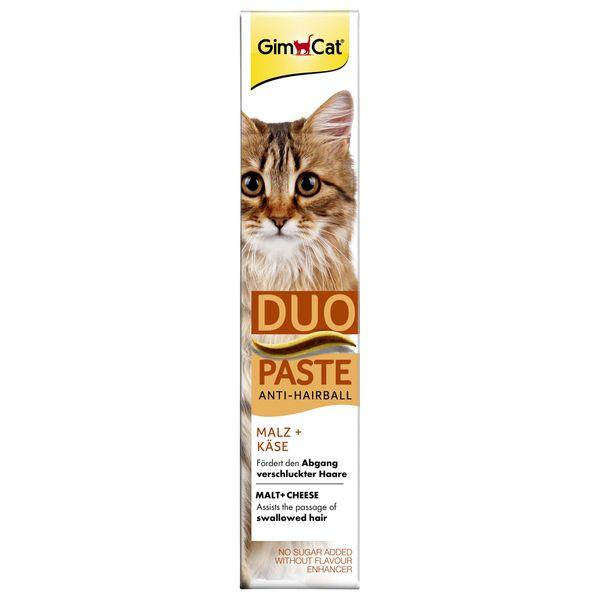 

Паста Gimpet Duo-Paste Anti-Hairball - для выведения шерсти из желудка кошек, с сыром, 50 г