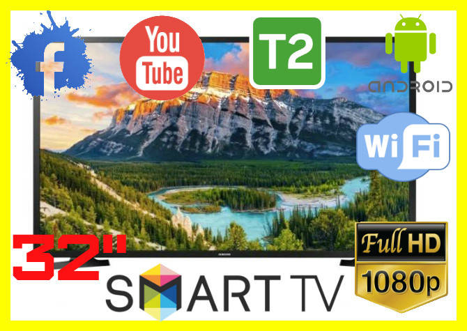 Телевизор 32 дюйма Samsung SMART TV Full HD LED Wi-Fi T2 САМСУНГ телевизор СМАРТ ТВ 32 дюйма на андроид 9
Телевизор 32 дюйма Samsung SMART TV Full HD LED Wi-Fi T2 САМСУНГ телевизор СМАРТ ТВ 32 дюйма на андроид 9