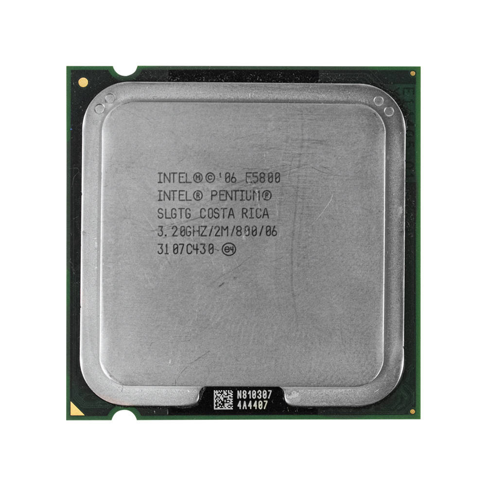 Процессор Intel® Pentium® E5800 (2 МБ кэш-памяти, тактовая частота 3,20 ГГц, частота системной шины 800 МГц)
Процессор Intel® Pentium® E5800 (2 МБ кэш-памяти, тактовая частота 3,20 ГГц, частота системной шины 800 МГц)