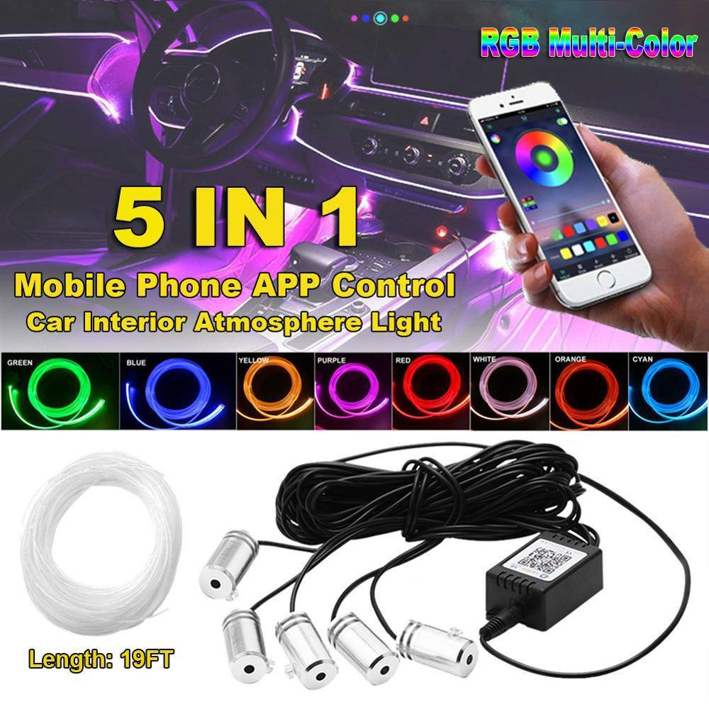 Автомобильная светодиодная декоративная подсветка RGB с приложением для телефона 6м EL1302
Автомобильная светодиодная декоративная подсветка RGB с приложением для телефона 6м EL1302