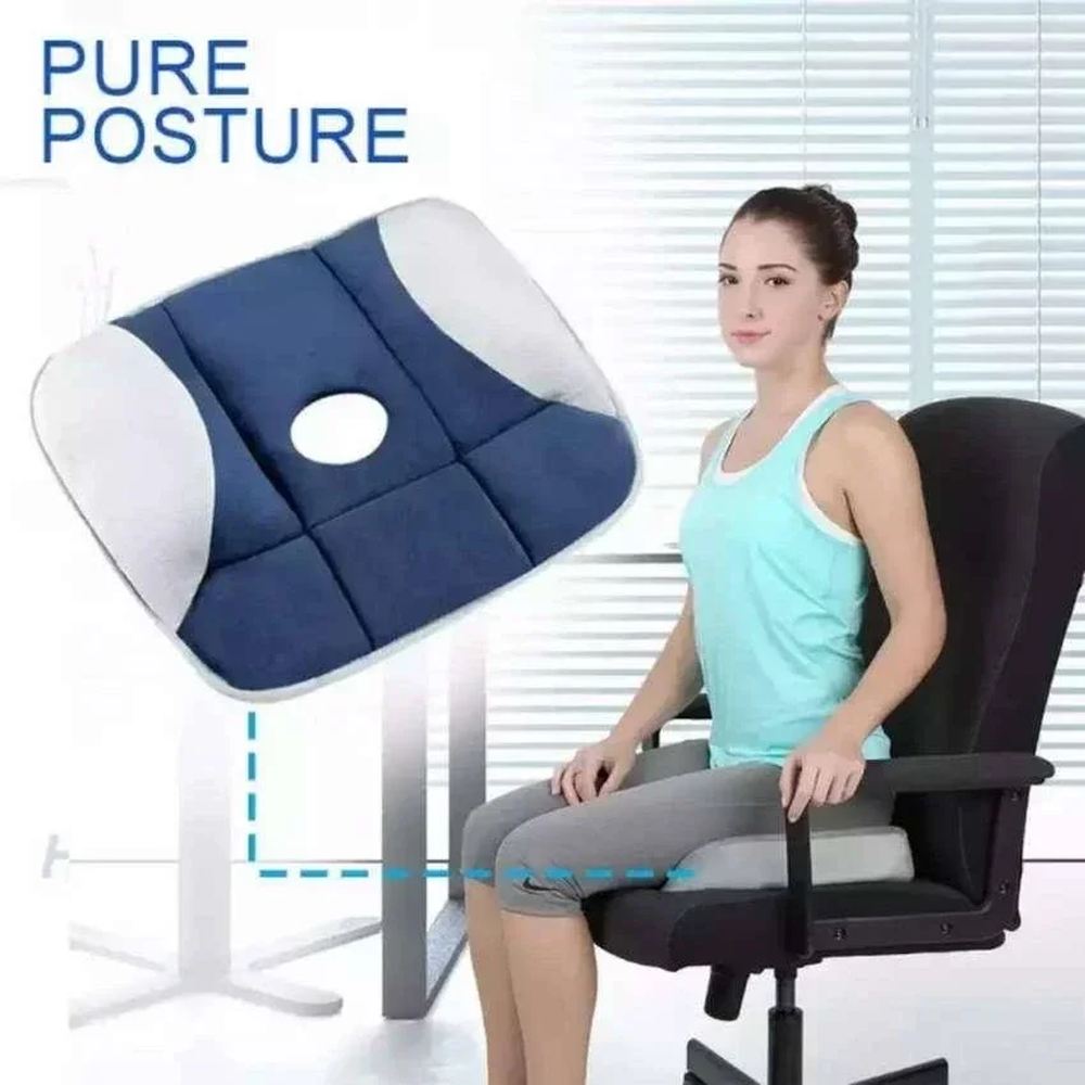 Ортопедическая подушка Pure Posture для разгрузки позвоночника / Подушка для сидения, Синий
Ортопедическая подушка Pure Posture для разгрузки позвоночника / Подушка для сидения, Синий