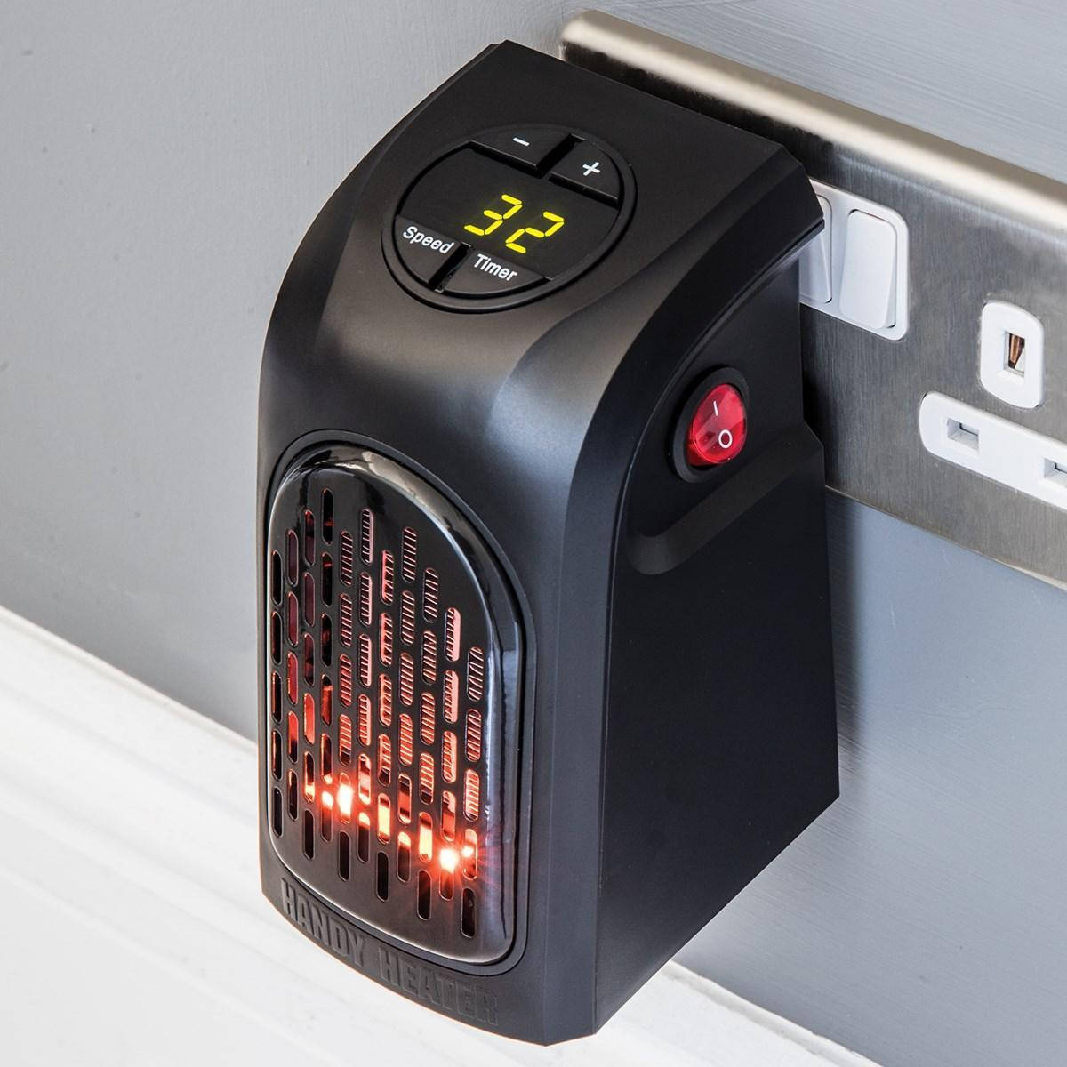 Портативный керамический тепловентилятор Handy Heater, Комнатный обогреватель в розетку, Акция s
Портативный керамический тепловентилятор Handy Heater, Комнатный обогреватель в розетку, Акция s