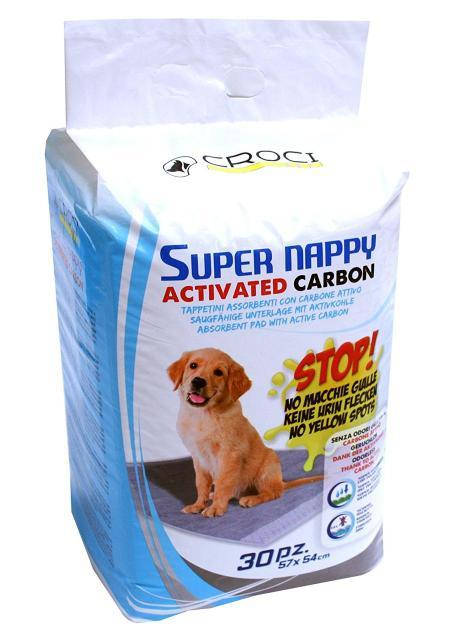 Пеленки для собак CaniAMici Super Nappy Carbon с активированным углем 84 x 57 см, 30 шт
Пеленки для собак CaniAMici Super Nappy Carbon с активированным углем 84 x 57 см, 30 шт