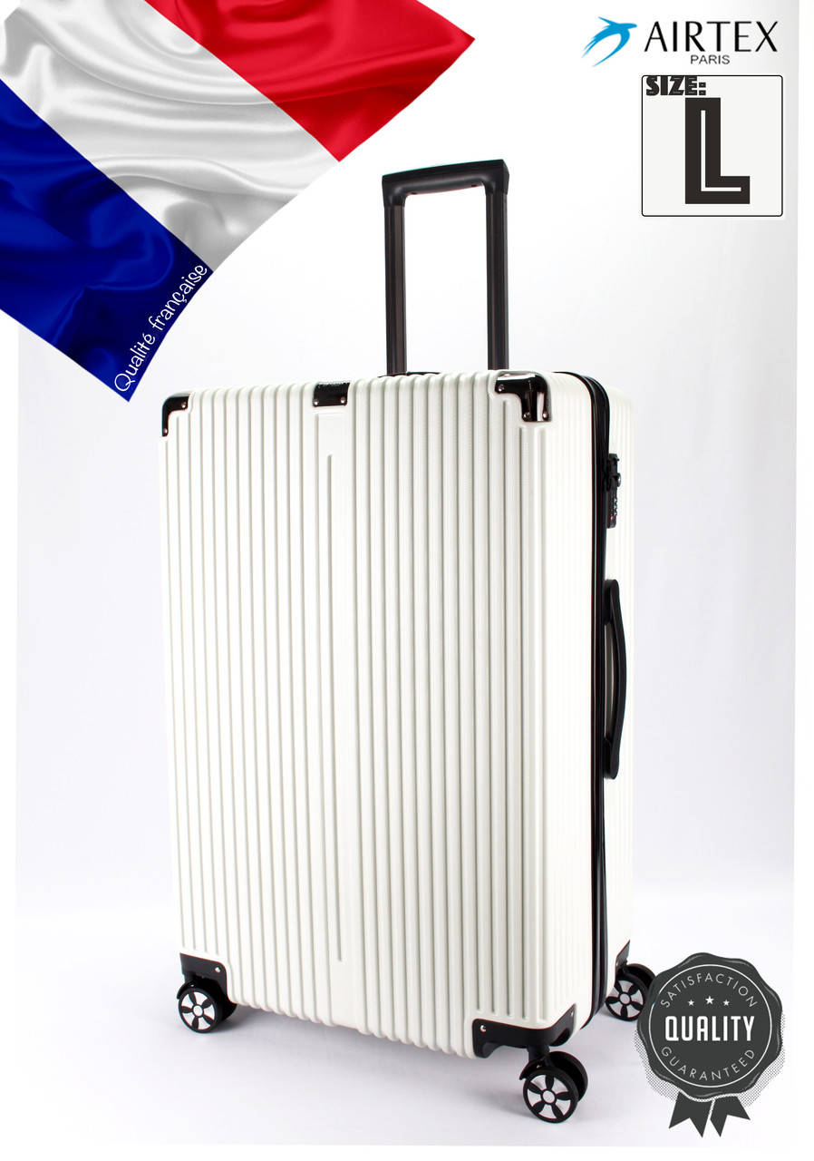 Чемодан Французский дорожный из поликарбонат на 4 колесах "AIRTEX" 956 L WHITE, Белый
Чемодан Французский дорожный из поликарбонат на 4 колесах "AIRTEX" 956 L WHITE, Белый