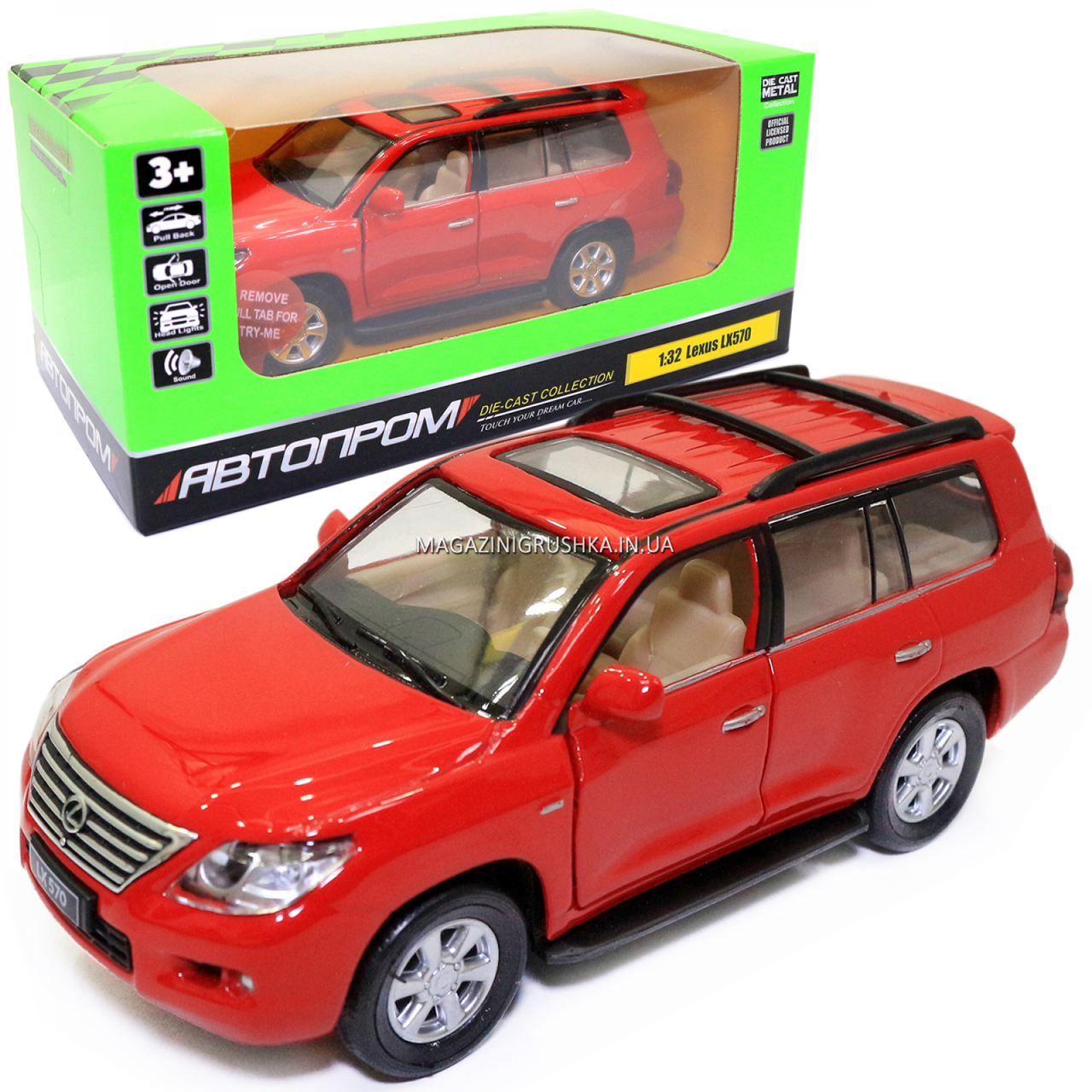 Игрушечная машинка металлическая «Lexus LX570» Автопром Лексус джип, красный, 14*5*5 см, (68301)
Игрушечная машинка металлическая «Lexus LX570» Автопром Лексус джип, красный, 14*5*5 см, (68301)