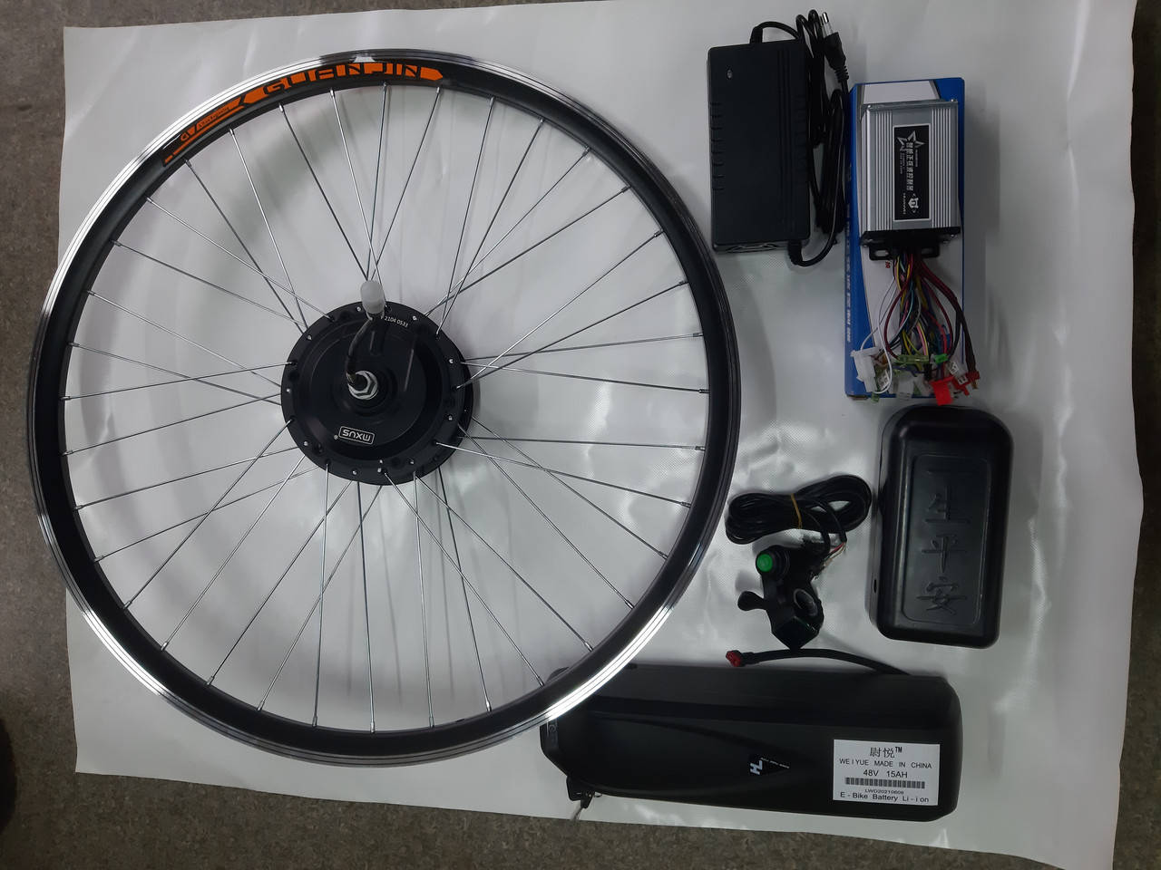 Электронабор для велосипеда 29" MXUS XF15F 500Вт 48В 15Ач 23А на раму, передний привод, спецовка в подарок!
Электронабор для велосипеда 29" MXUS XF15F 500Вт 48В 15Ач 23А на раму, передний привод, спецовка в подарок!