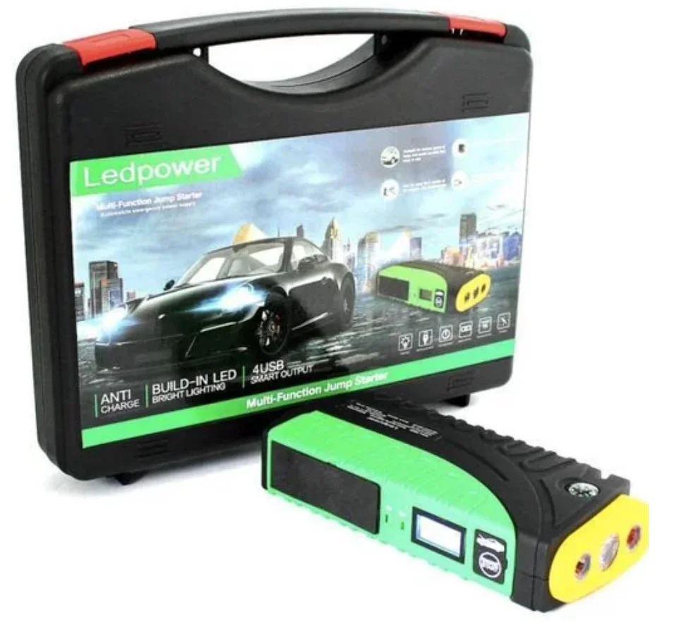 Пусковое зарядное устройство для автомобиля JUMPSTARTER TM19F (68800 mAh)/ пускозарядное устройство
Пусковое зарядное устройство для автомобиля JUMPSTARTER TM19F (68800 mAh)/ пускозарядное устройство