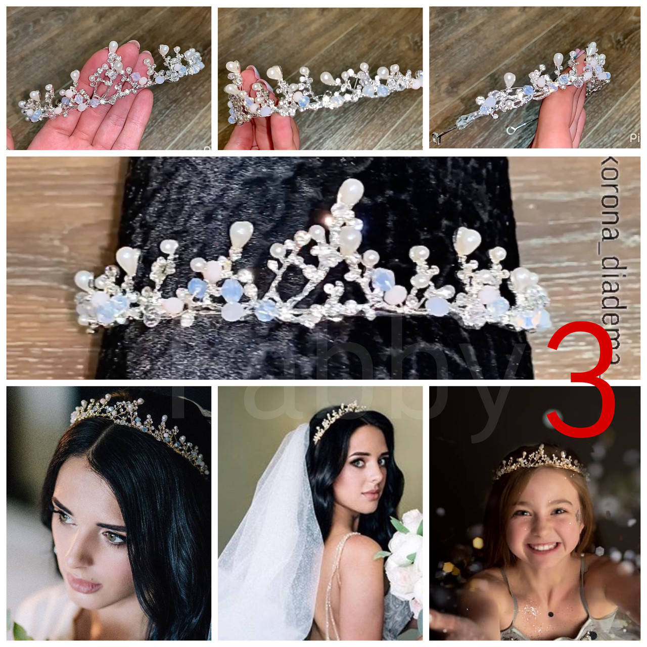 Elza ніжні діадема з перлинами-бутонами та витонченим сяйвом кристалів Swarovski (2,5см)
Elza ніжні діадема з перлинами-бутонами та витонченим сяйвом кристалів Swarovski (2,5см)