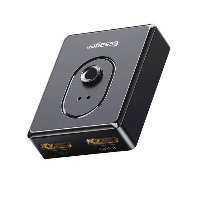 Двунаправленный HDMI разветвитель переключатель (сплиттер) Essager, 4К 30Гц 1 на 2, 2 в 1
Двунаправленный HDMI разветвитель переключатель (сплиттер) Essager, 4К 30Гц 1 на 2, 2 в 1