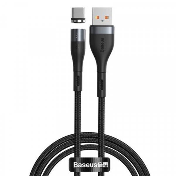 Кабель Baseus Zinc Magnetic Safe Fast Charging USB-USB-C 5A, 1м Gray/Black (CATXC-NG1)
Кабель Baseus Zinc Magnetic Safe Fast Charging USB-USB-C 5A, 1м Gray/Black (CATXC-NG1)