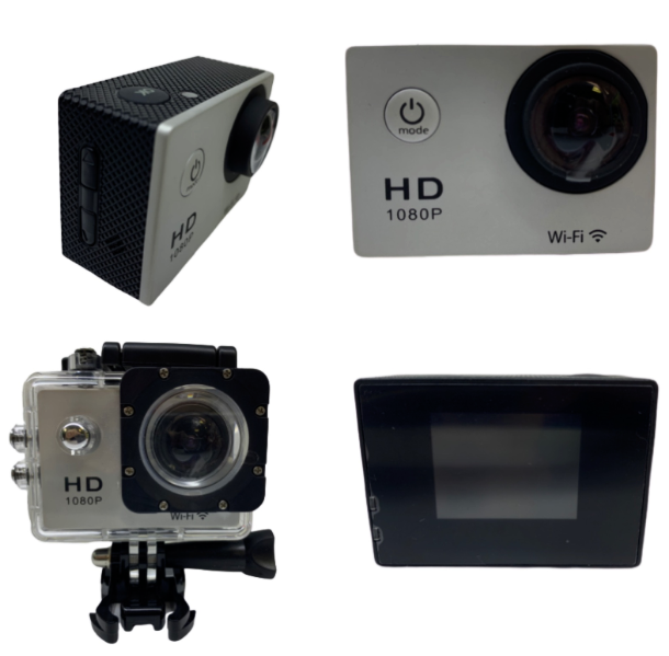 Экшн-камера с водонепроницаемым чехлом Action Camera SJ400 WiFi Sports HD DV 1080P FULL HD Серебристый
Экшн-камера с водонепроницаемым чехлом Action Camera SJ400 WiFi Sports HD DV 1080P FULL HD Серебристый
