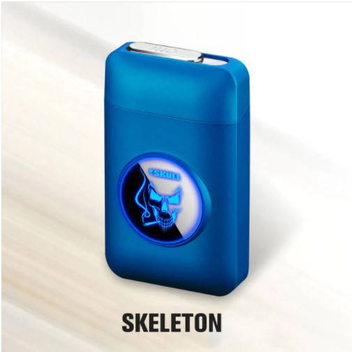 Портсигар СИНИЙ ЧЕРЕП(Skull) графический светодиодный дисплей USB зарядка ветрозащитная беспламенная зажигалка
Портсигар СИНИЙ ЧЕРЕП(Skull) графический светодиодный дисплей USB зарядка ветрозащитная беспламенная зажигалка